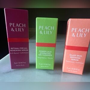 🍑 Peach & Lily Skincare Trio